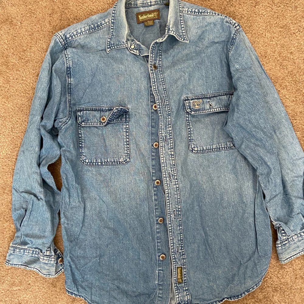 🌳Timberland Button Down Long Sleeve